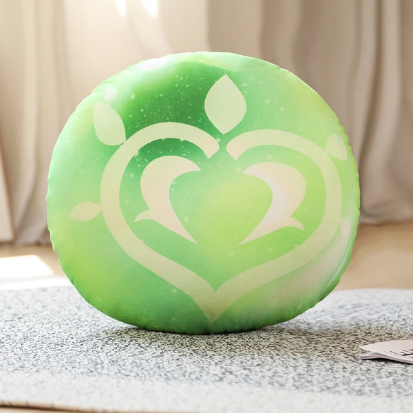 Genshin Impact Plush Cushion Seven Elements Genshin Throw Pillow - Dendro