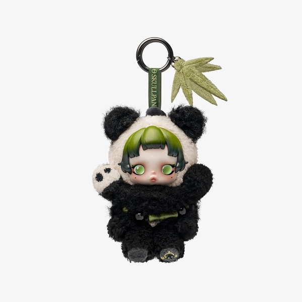 SKULLPANDA Lazy Panda Plush Doll Pendant-POP MART(United States)
