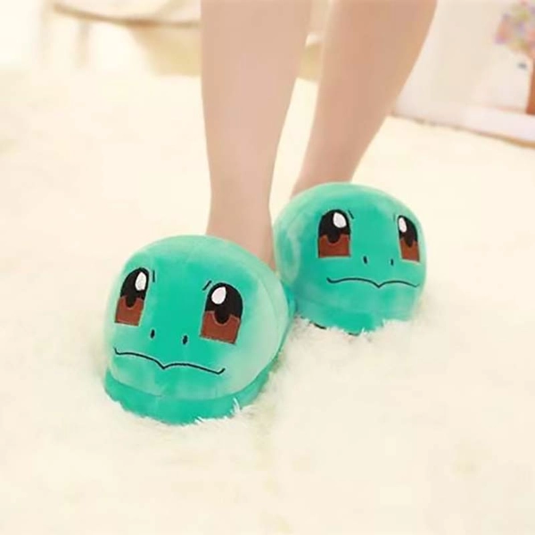 Plush Squirtle Slippers Anime House Slippers