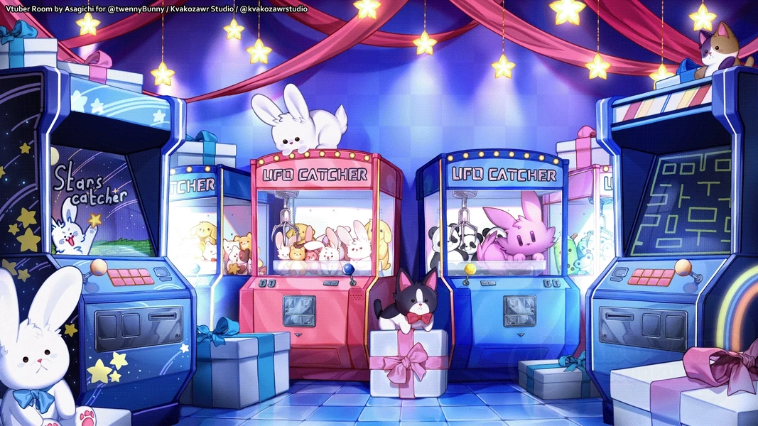 VTuber Room Overlay by Asagichi by Kvakozawr Studio (@kvakozawrstudio)