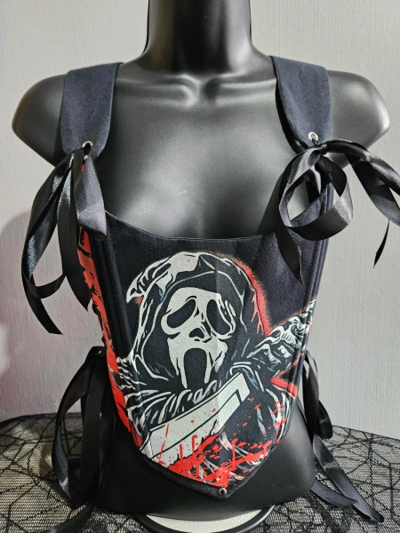 Custom Corset - Ghostface — Luna Designs