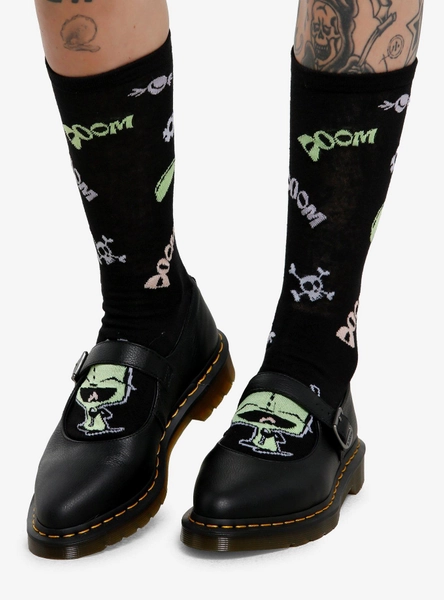 Invader Zim GIR Doom Slouch Socks