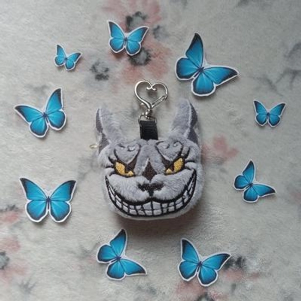 Alice Madness Cheshire Plush keychain