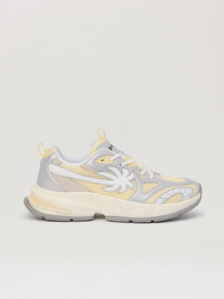 PALM ANGELS Palm Runner Sneakers Uomo Silver Beige 42