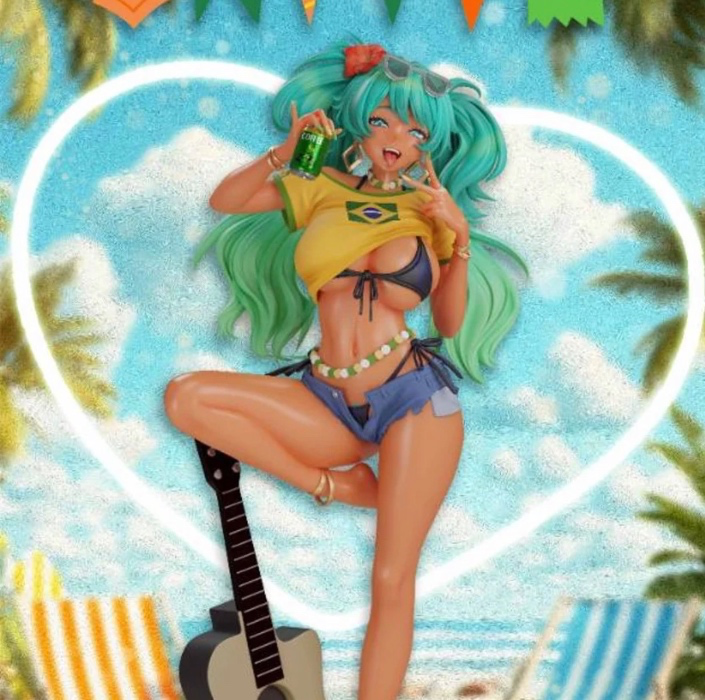 Brazilian Miku Cosplay