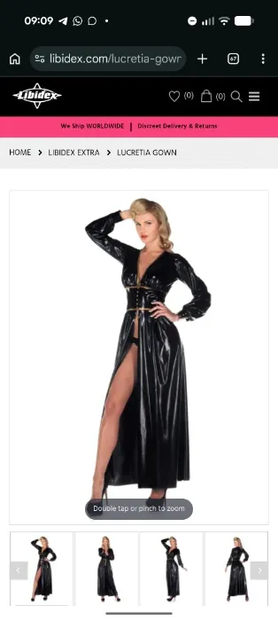 Latex robe