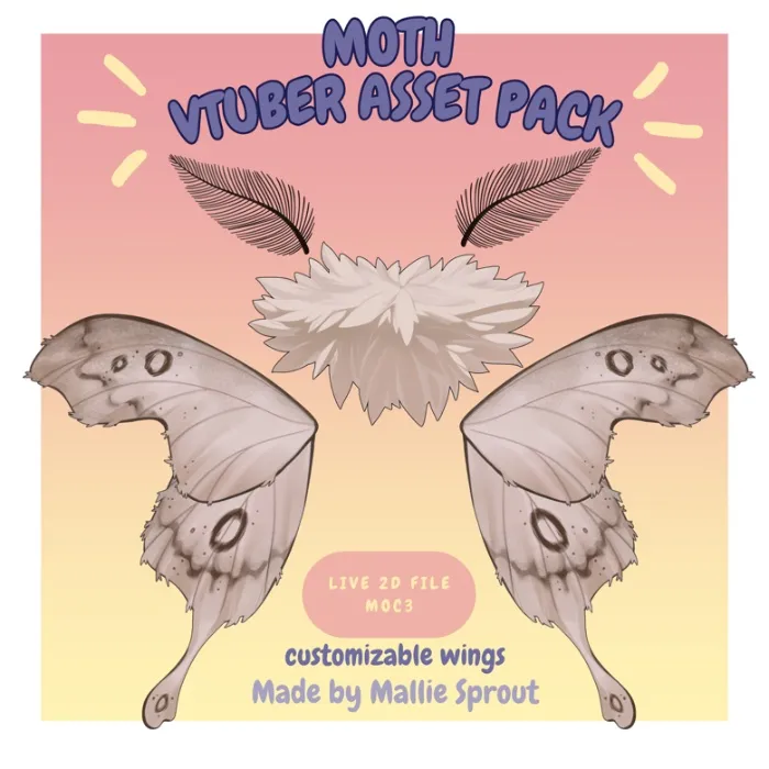 Moth Assets ☆ Mallie Sprout