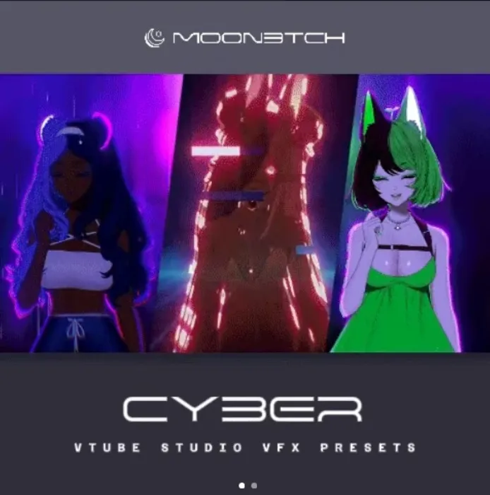MB CYBER ☆ Vtube Studio VFX Presets