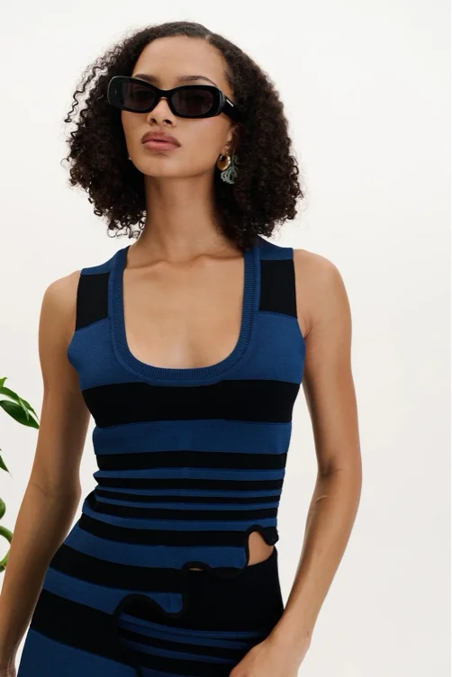 Cassia Wavy Tank Top 