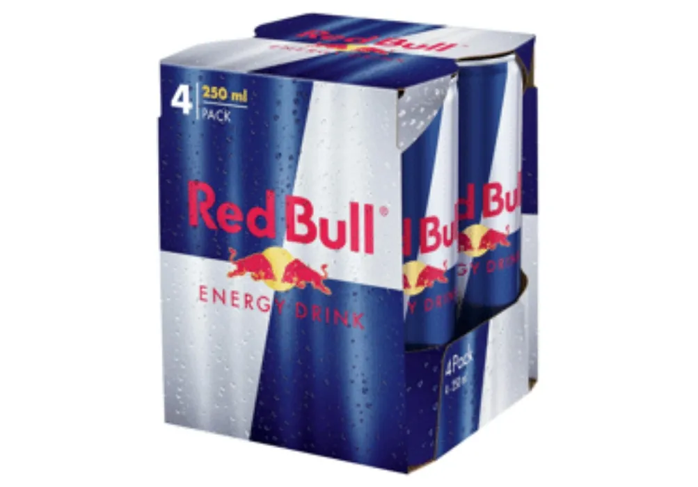 Energinis gėrimas RED BULL (250ml x 4 skard.), 1 l | BARBORA