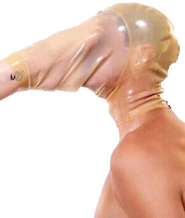 Latex foot smother hood 