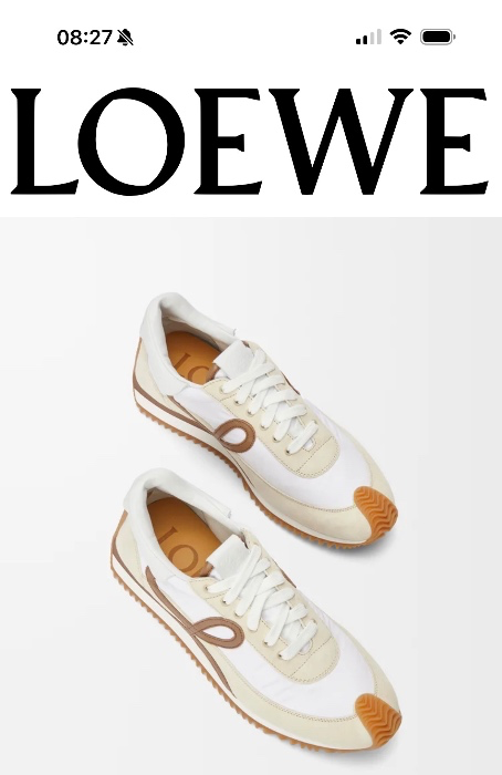 Flow Runner 2.0 in nylon and suede Brown - LOEWE Europe official website