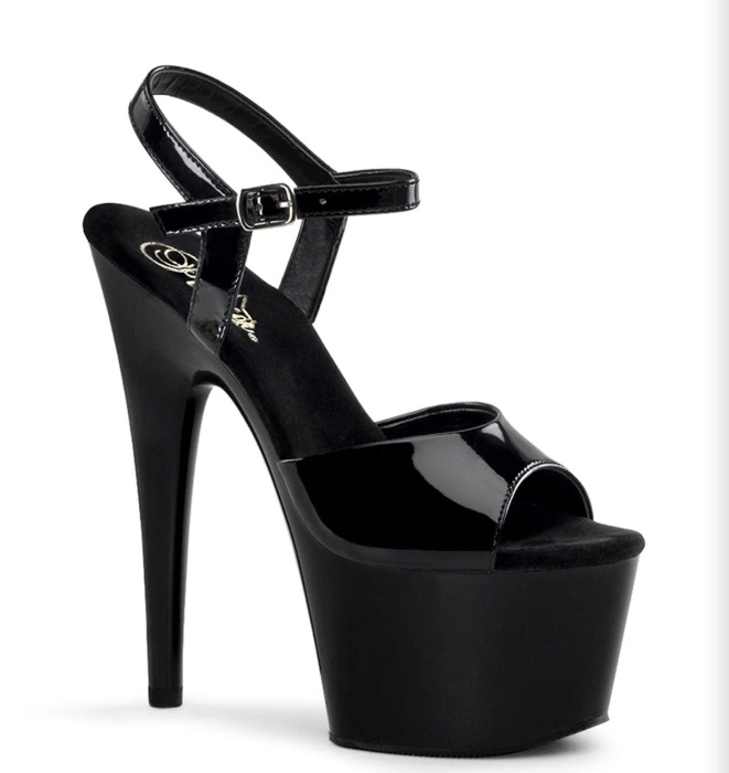 Black 7 inch pleasers 