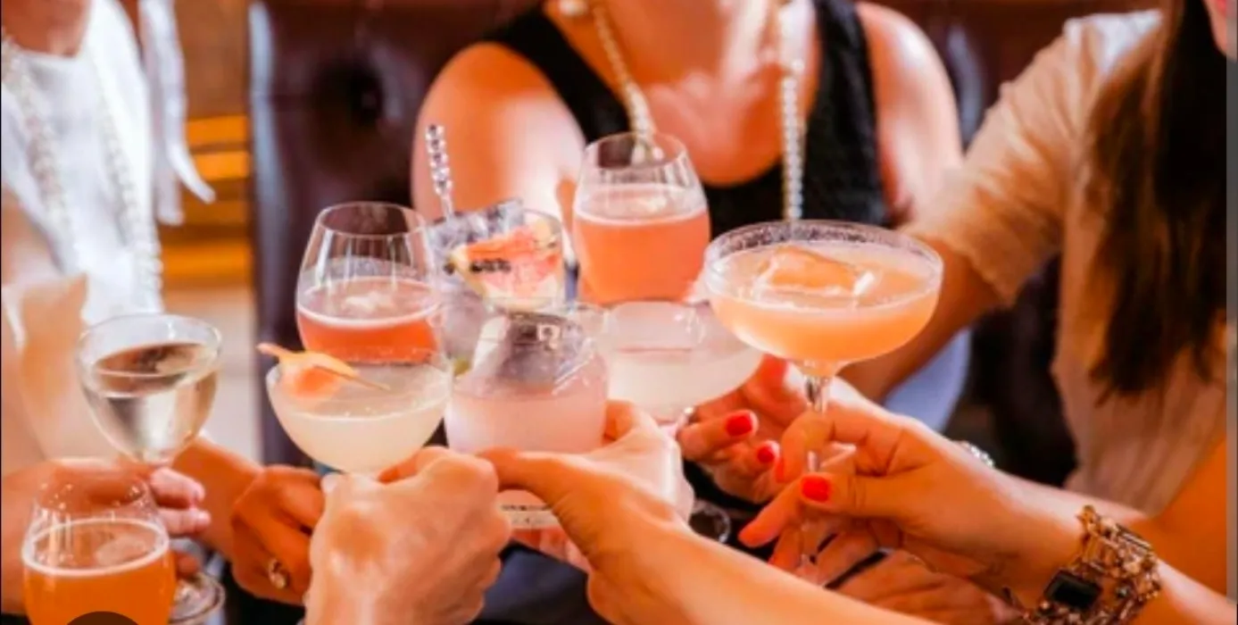 Round of drinks for the girls 