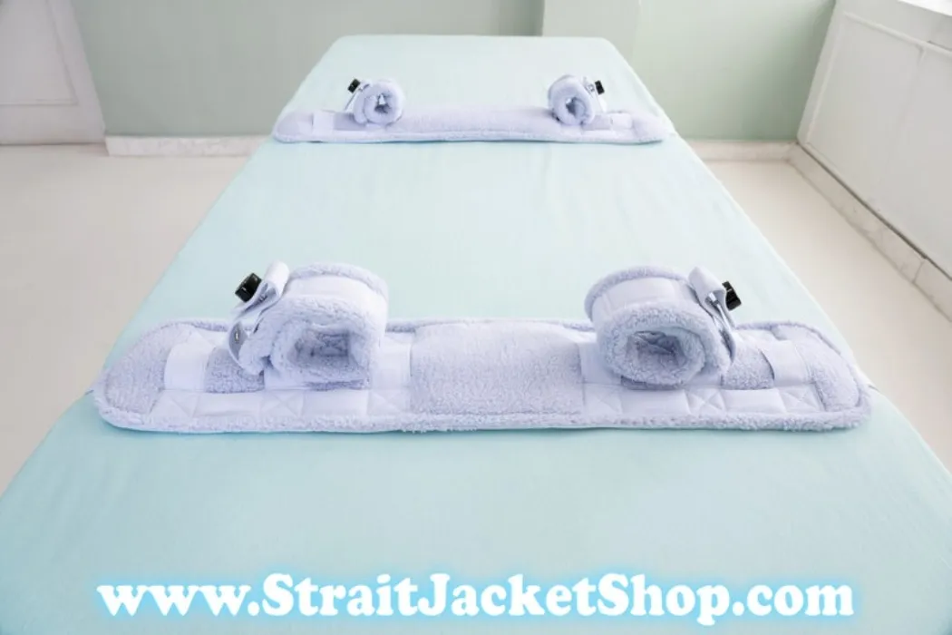StraitJacketShop BLUE Modular Bed Restraints System Pad - Bondage