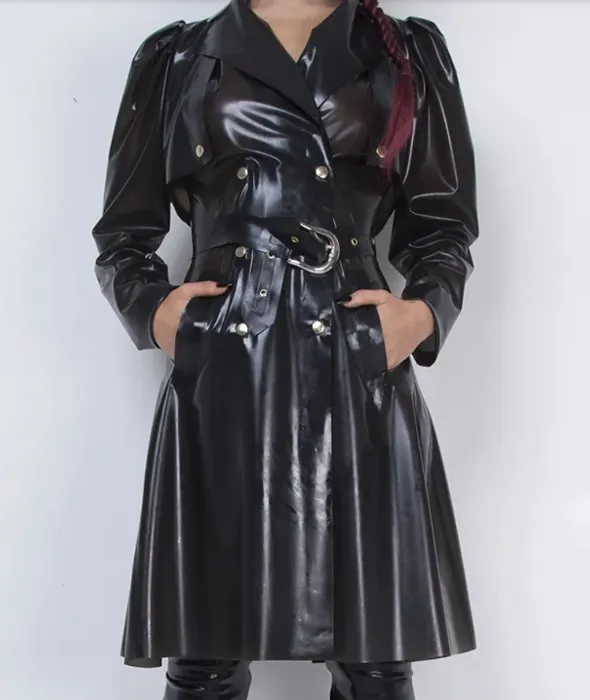Latex Trench Coat