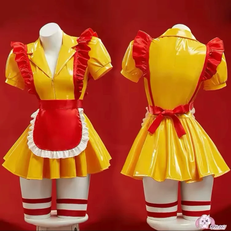 Mobbunny Latex Mcdonalds clown Cosplay