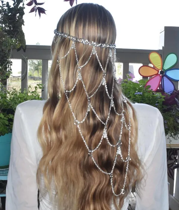 Medieval Chainmail Headpiece: Elven Crown, Ren Faire Costume