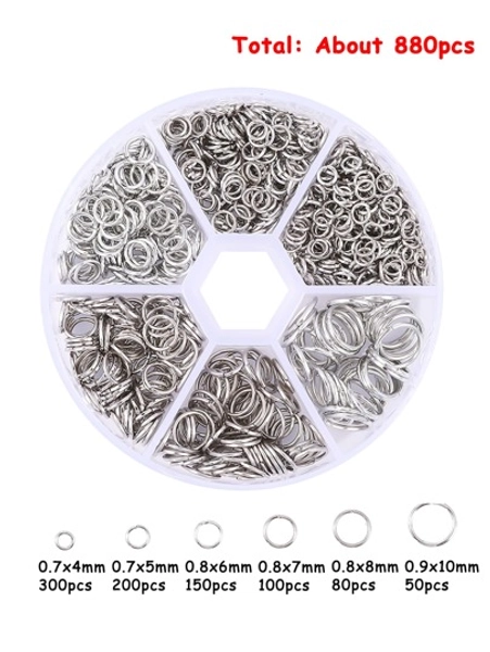880pcsbox Of Open Rings