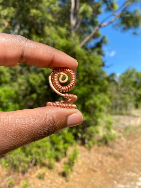Cobra Copper Ring