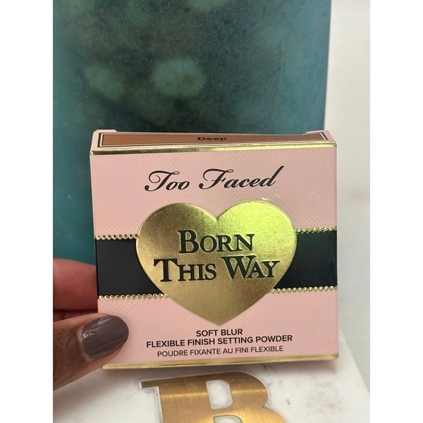 Too Faced Born This Way Soft Blur Flexible Finish Setting Powder NIB - DEEP 4.8g