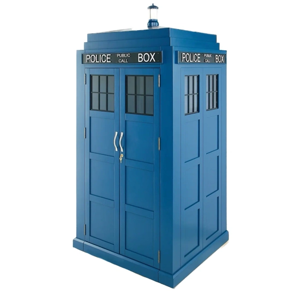 Trent Austin Design® Valadez Police Telephone Booth Bar Cabinet By RAM Game Room | Wayfair
