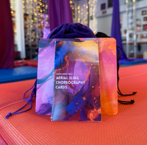Aerial Sling Choreography Card Deck — Moody Street Circus