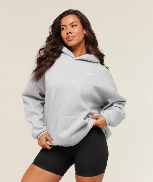 Gymshark Cosy Luxe Hoodie - Soft Grey Marl