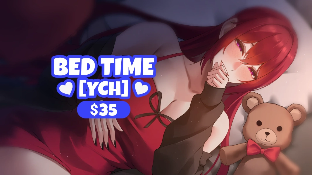 BED TIME 🧸 | YCH by linyi (@linyi)