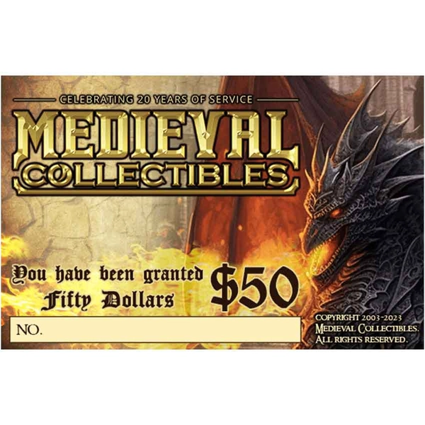 Gift Certificate - Medieval Collectibles