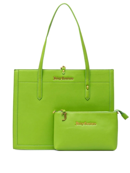 Juicy Couture medium logo-plaque tote bag - Green
