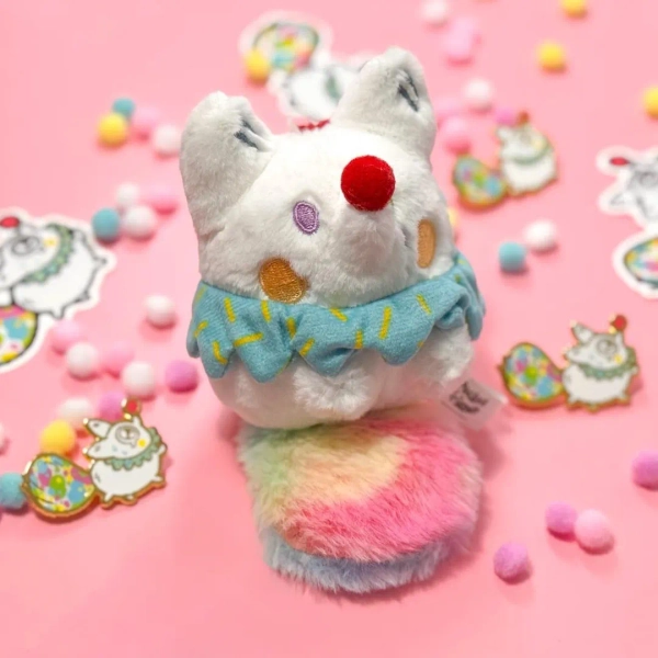 Anxiety Fox Clown Plush: Pocket Emotional Support Stuffed Animal Toy With Keychain - Etsy