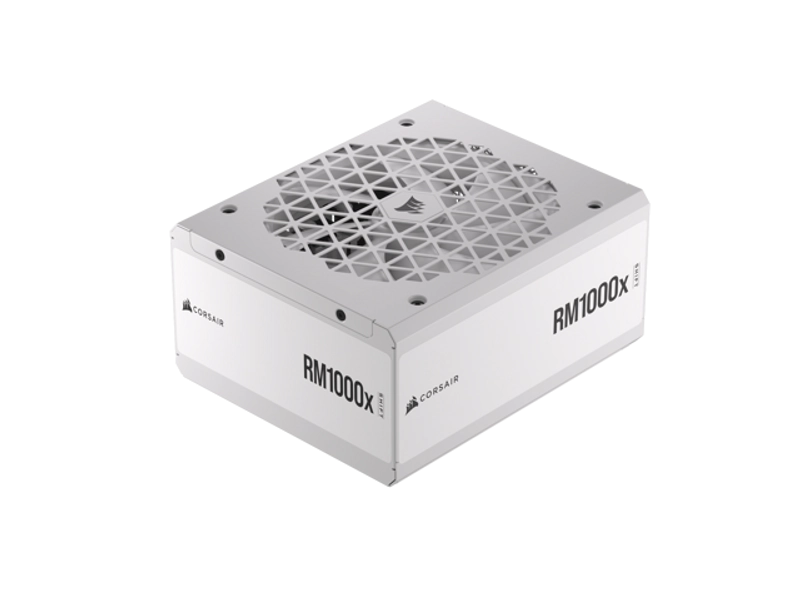 CORSAIR RMx Shift White Series, RM1000x Shift White, 1000 Watt, 80 PLUS GOLD, Fully Modular Power Supply