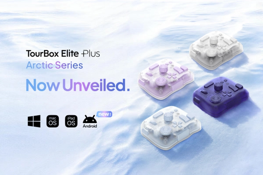 TourBox Elite Plus - Arctic Series | New Colors for Creators