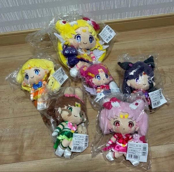 Sanrio Sailor Moon Plush 6Pcs Set 2023 Authentic Collectible Exclusive