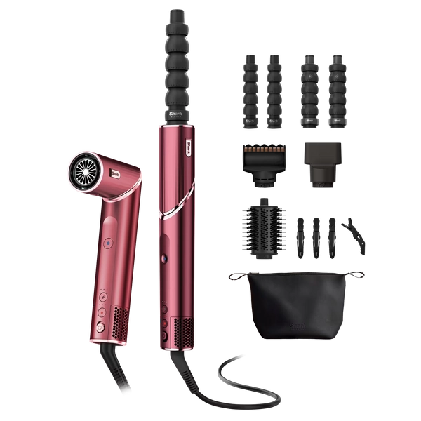 Shark FlexStyle 5-in-1 Haarstyler & -trockner mit Haarklammern und Aufbewahrungstasche