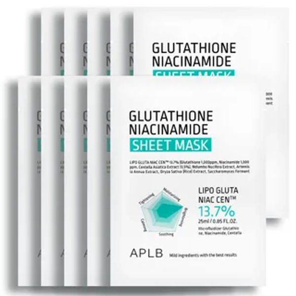 Glutathione Niacinamide Sheet Mask Set