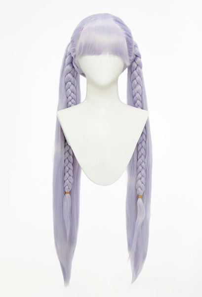 Rival Super Heroine Sword Girl Cosplay Wig Punk Child Skin White Long Wig