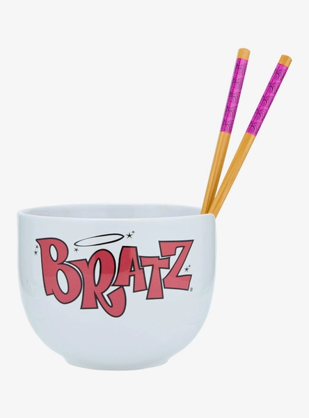 Bratz Logo Ramen Bowl With Chopsticks