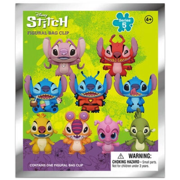 Stitch Figural Bag Clip: Assorted