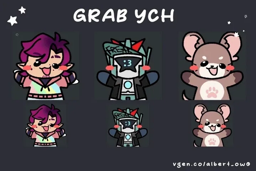 "NEW " GRAB YCH by Albert (@albert_ow0)