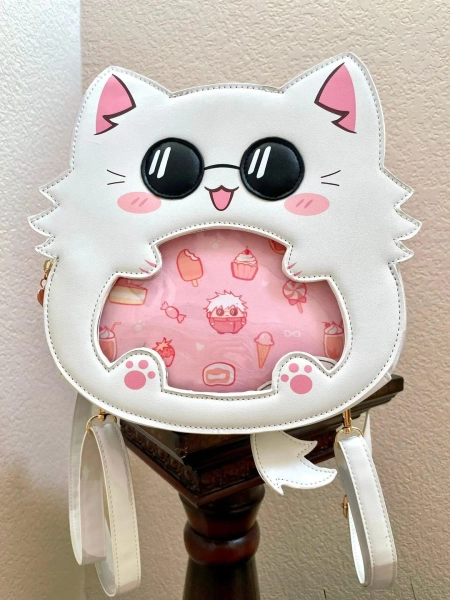 White Cat Ita Bag - Etsy