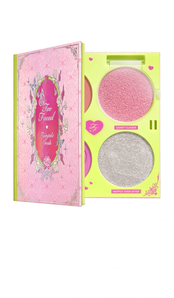 Too Faced Fairytale Crush Blush & Highlighter Palette in Beauty: NA.