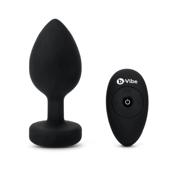vibrating jewel plug - xxl