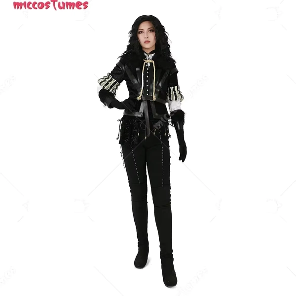 Miccostumes Vrouwelijke Zwarte Anime Cosplay Set