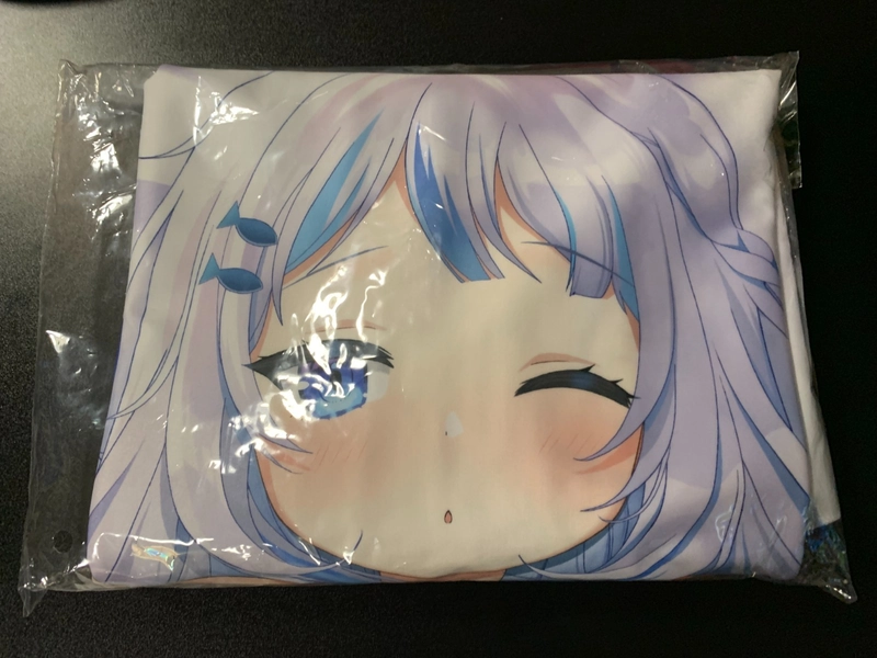 NEW Hololive Gawr Gura 4 Million Subscriber Celebration Body Pillow Cover
