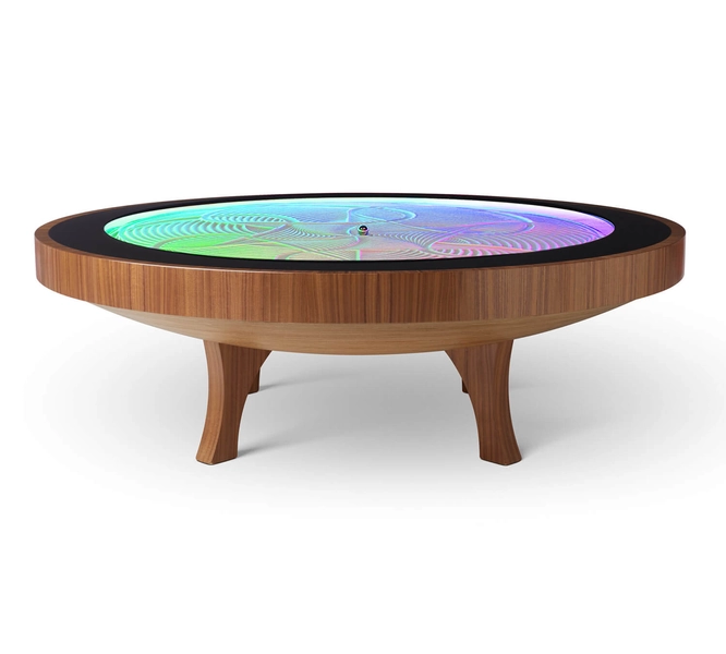 Hardwood Coffee Table | Kinetic Art | Sisyphus Industries
