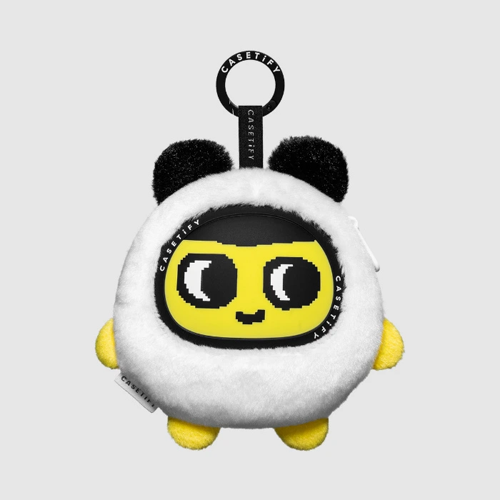 Tamagotchi Silicone Face Plush Earbuds Pouch - Mametchi
