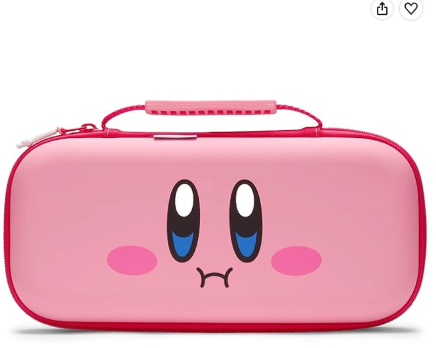 PowerA Protection Case for Nintendo Switch 2 - Kirby Mouthful, Officially Licensed, Protective Storage, Holds up to 9 Game Cards and 2 microSD Express Cards, Integrated Play Stand : Amazon.ie: Electronics
