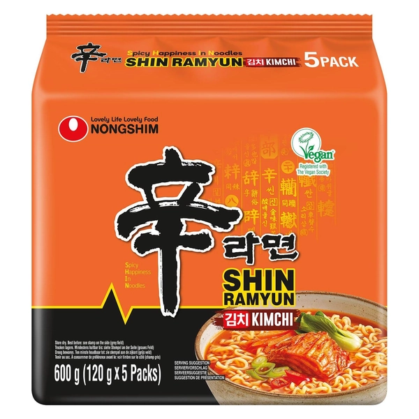 Nongshim Kimchi Ramyun 5 Packs
